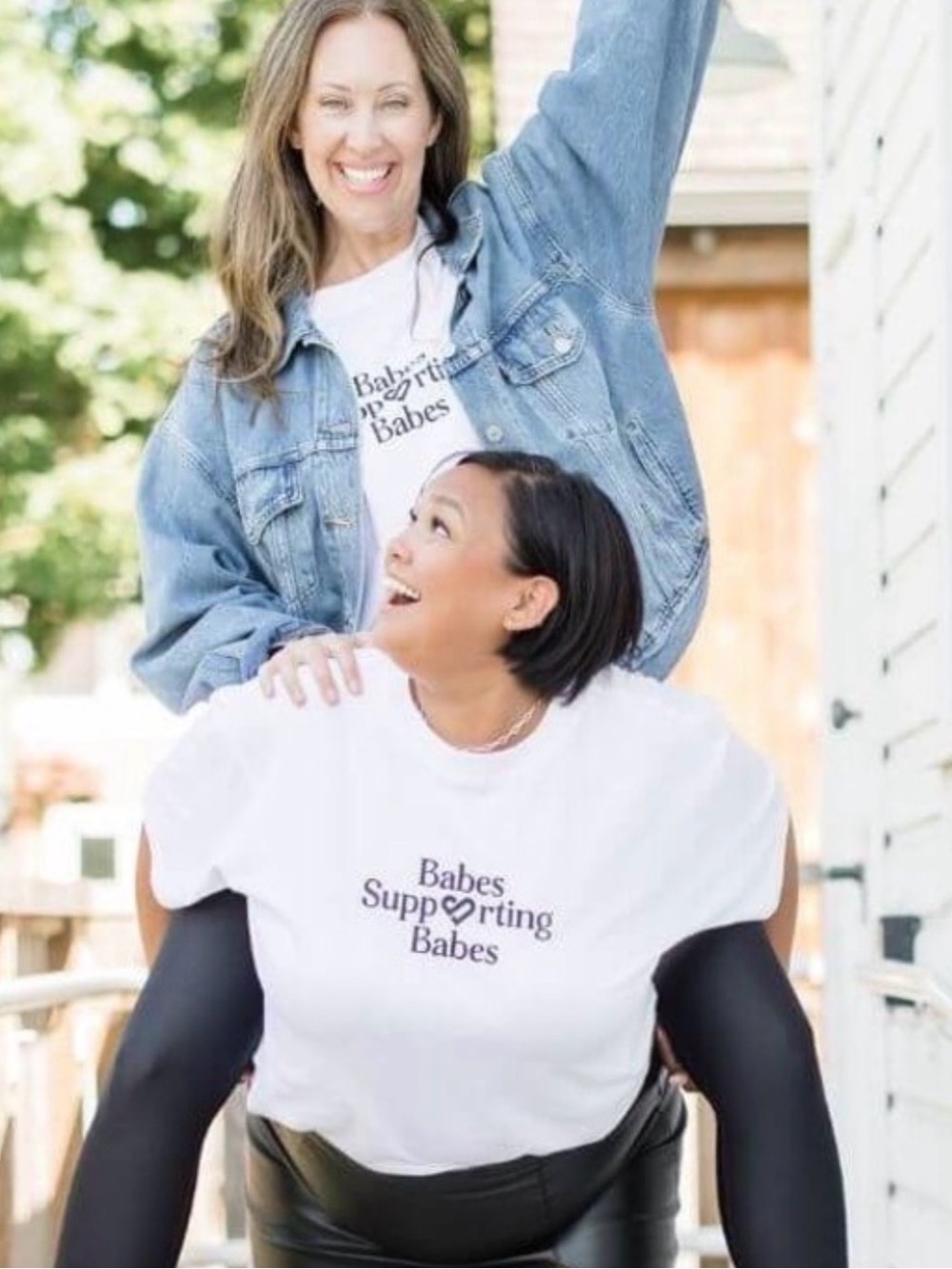 Brunette the Label Silver Icing Boxy Tee (NWT) White, Size S/M